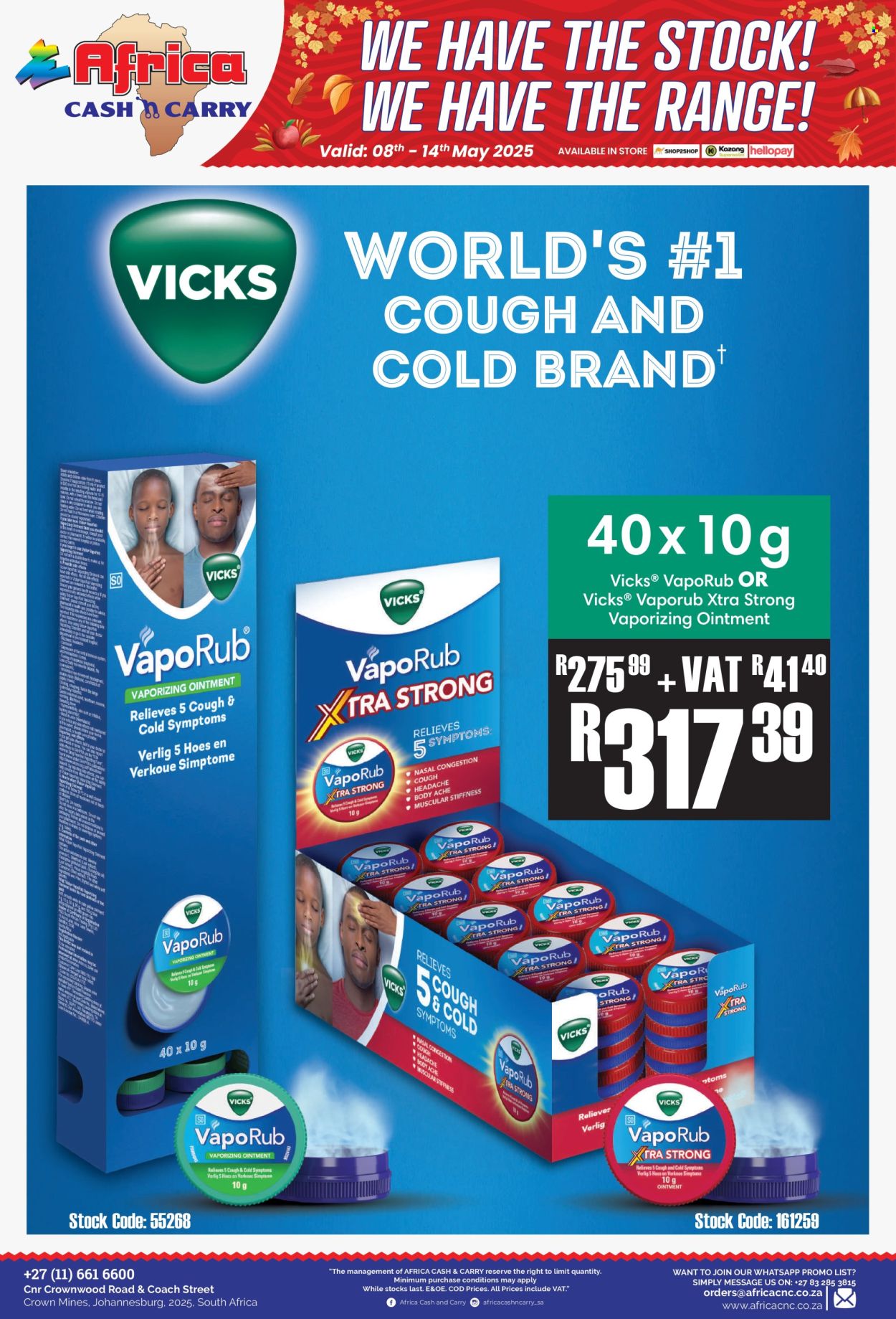 Africa Cash & Carry specials - 05.08.2025 - 05.14.2025. 