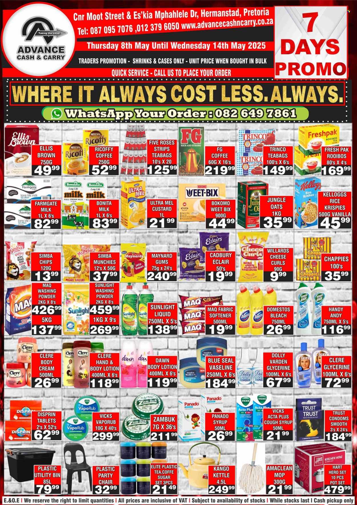 Advance Cash & Carry specials - 05.08.2025 - 05.14.2025. 