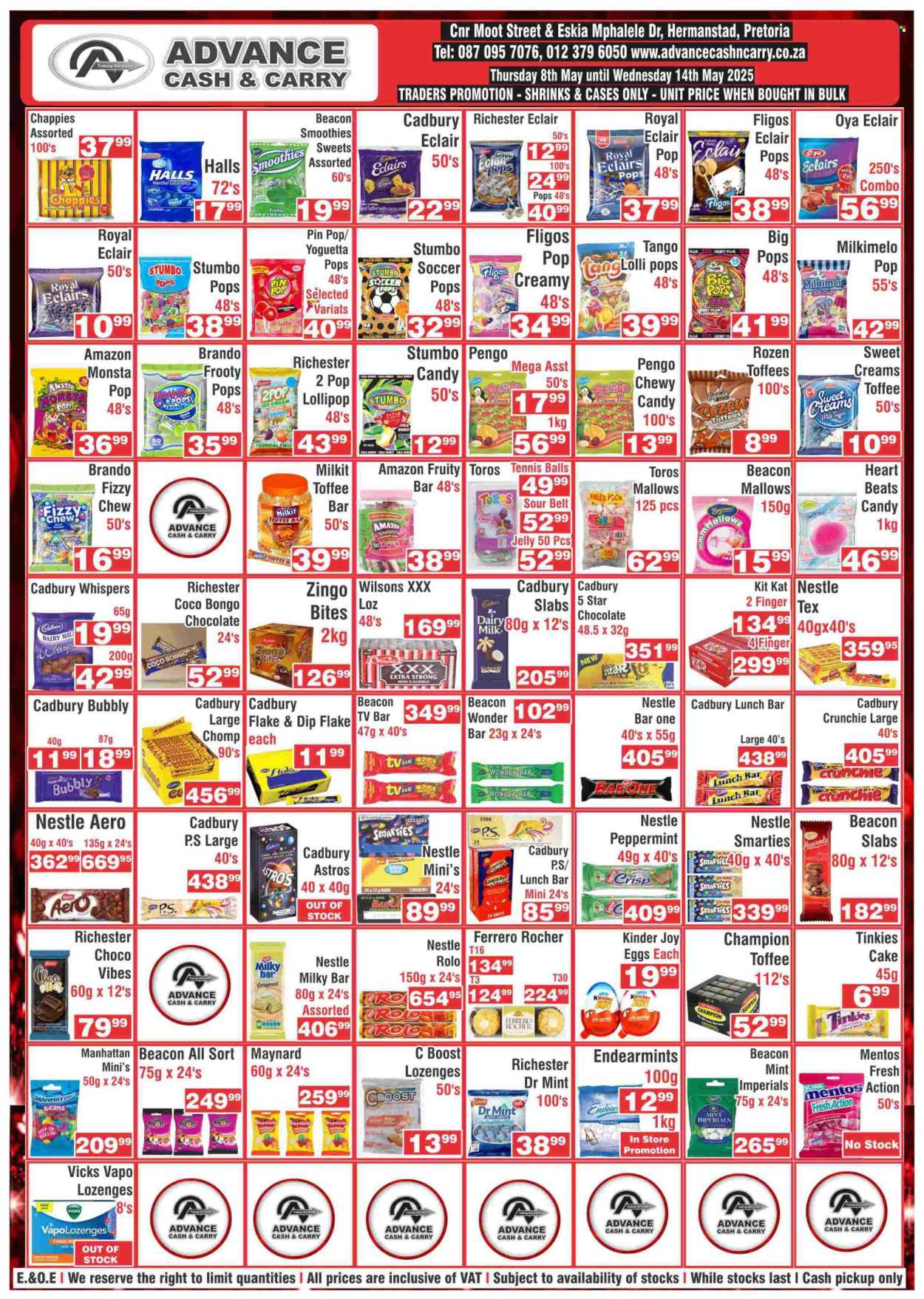 Advance Cash & Carry specials - 05.08.2025 - 05.14.2025. 