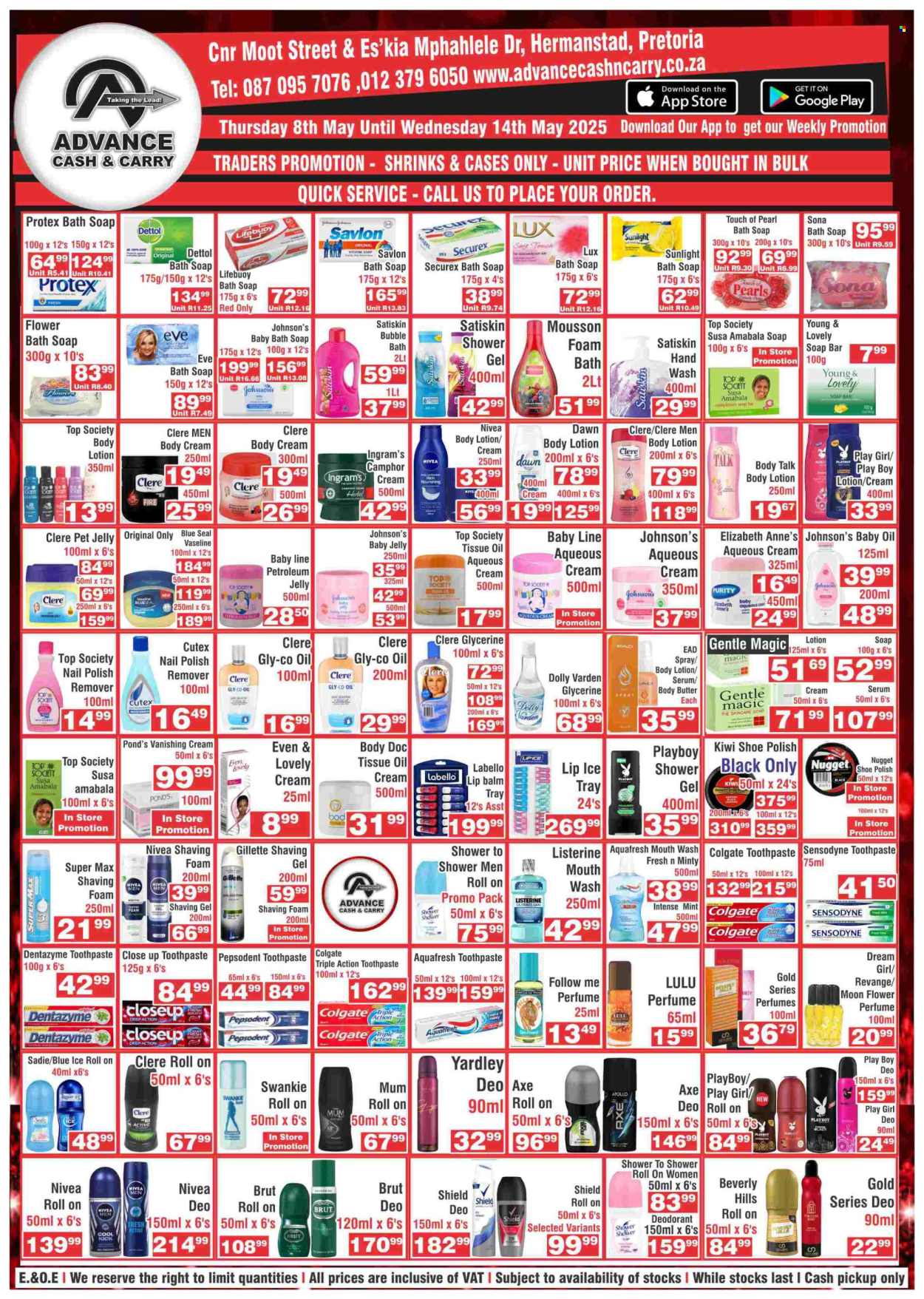 Advance Cash & Carry specials - 05.08.2025 - 05.14.2025. 