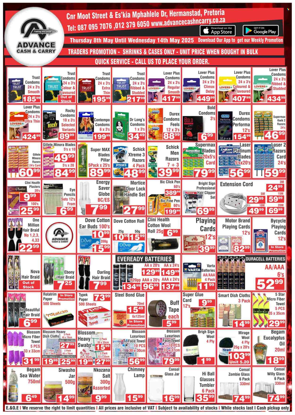 Advance Cash & Carry specials - 05.08.2025 - 05.14.2025. 