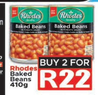 Rhodes Baked Beans 410g