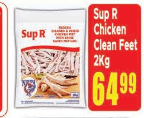 Sup R Chicken Clean Feet 2Kg