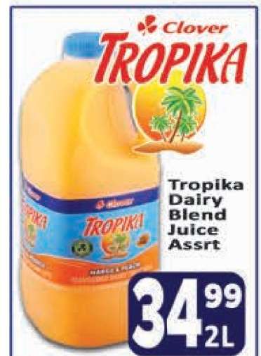 Clover Tropika Dairy Blend Juice Assrt