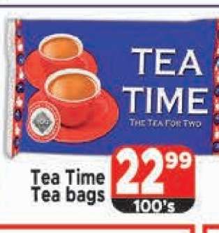 Tea Time tea bags
