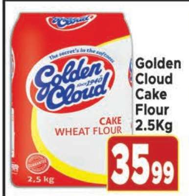 Golden Cloud Cake Flour 2.5Kg