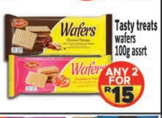 Tasty treats wafers