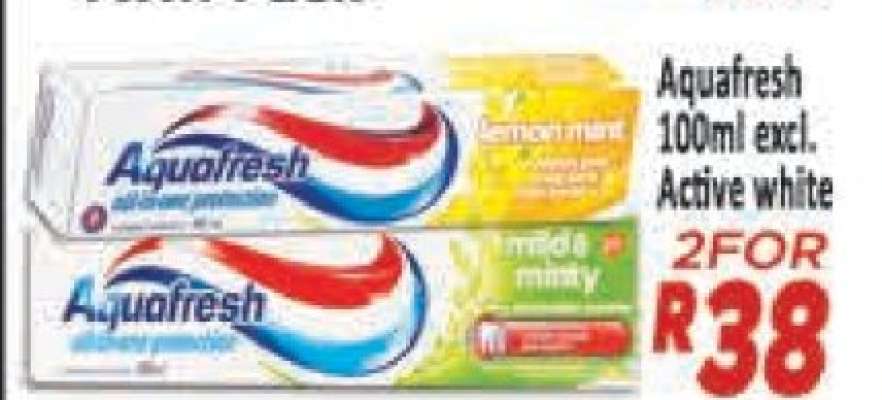 Aquafresh 100ml excl. Active white
