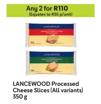LANCEWOOD Processed Cheese Slices (All variants)