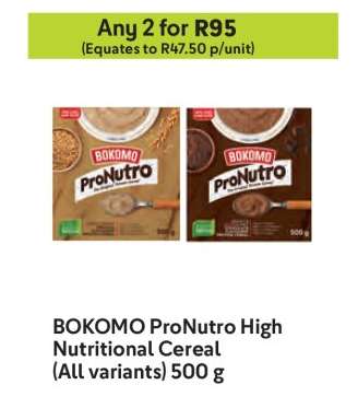 BOKOMO ProNutro High Nutritional Cereal (All variants)