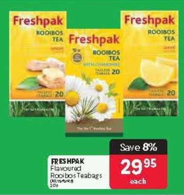 FRESHPAK Flavoured Rooibos Teabags