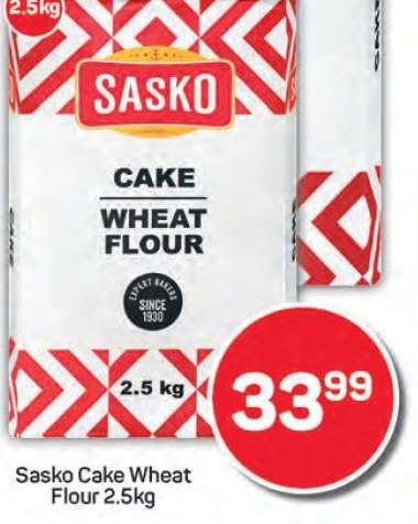 Sasko Cake Wheat Flour 2.5kg