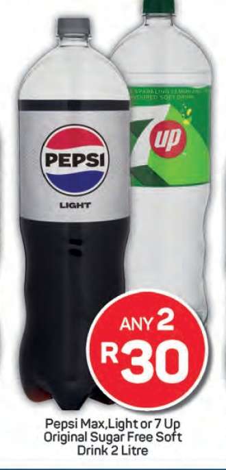 Pepsi Max Light or 7 Up