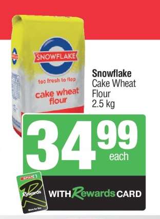 SNOWFLAKE CAKE WHEAT FLOUR