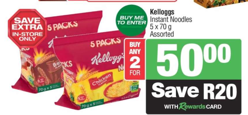 Kelloggs Instant Noodles
