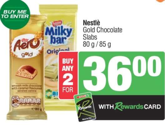 Nestlé Gold Chocolate Slabs