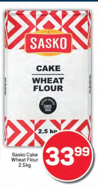 Sasko Cake Wheat Flour 2.5kg