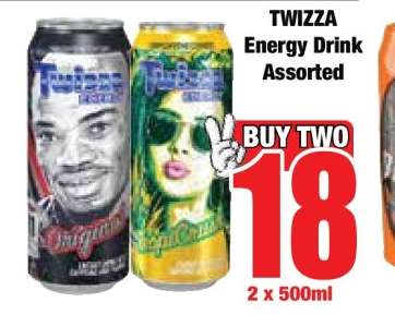 TWIZZA Energy Drink Assorted