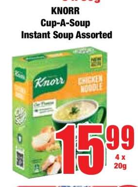KNORR Cup-A-Soup Instant Soup Assorted