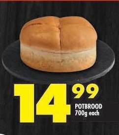 POTBROOD 700g each