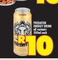 PREDATOR ENERGY DRINK