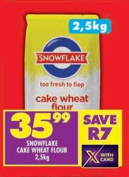 Snowflake Cake Wheat Flour 2.5kg