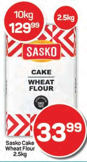 Sasko Cake Wheat Flour 2.5kg