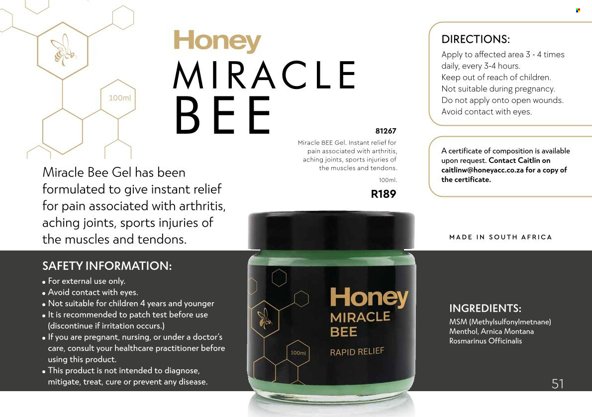Honey specials. Page 53