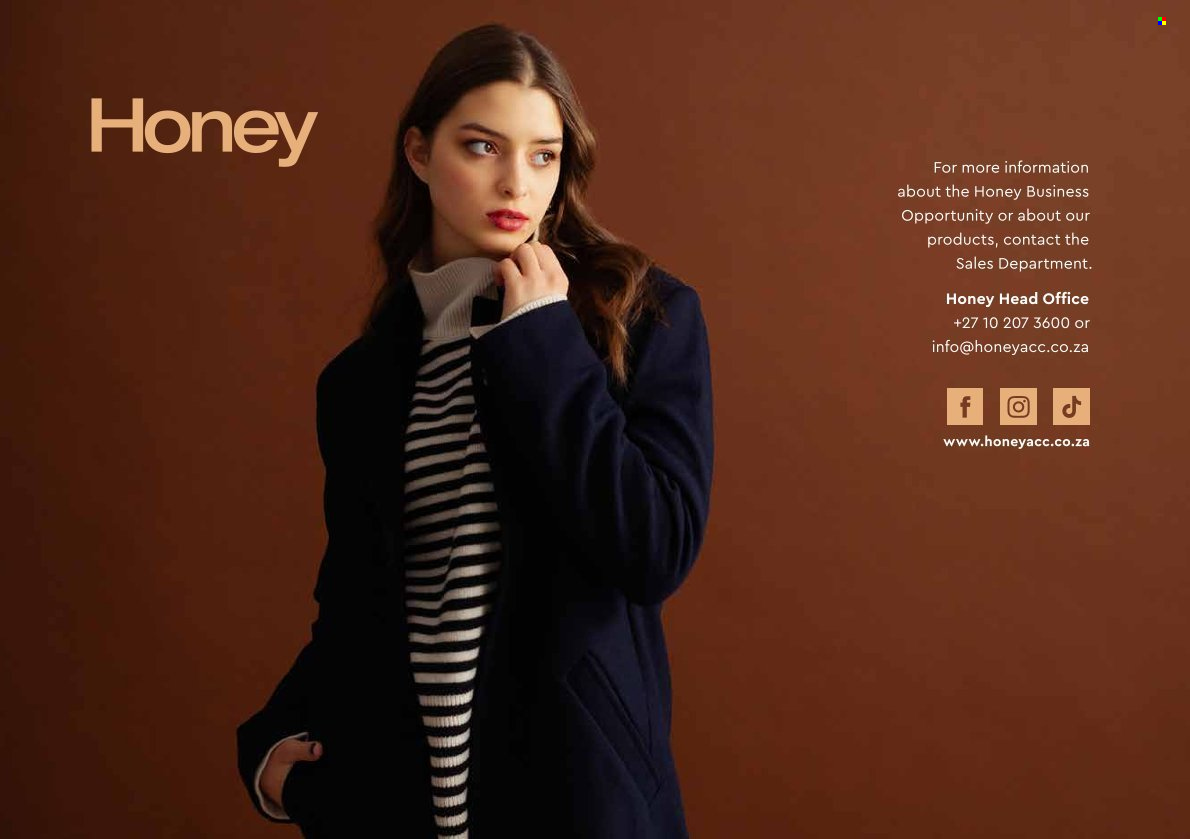 Honey specials. Page 60