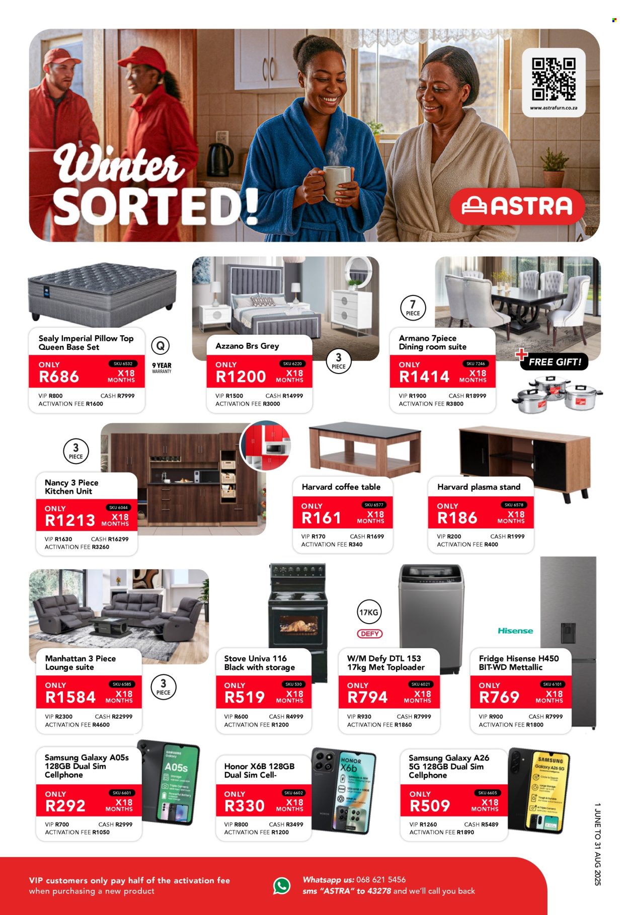 Astra Furnishers specials - 06.01.2025 - 08.31.2025. Page 1