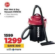 Max Wet & Dry Vacuum HWD35