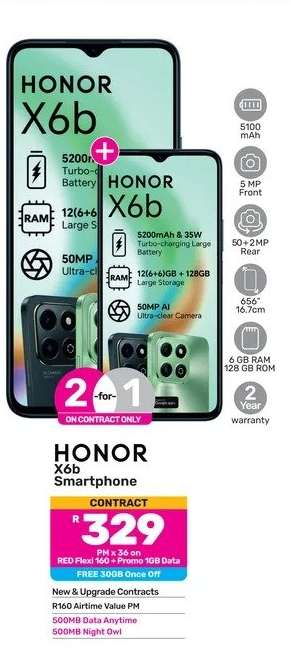 HONOR X6b Smartphone