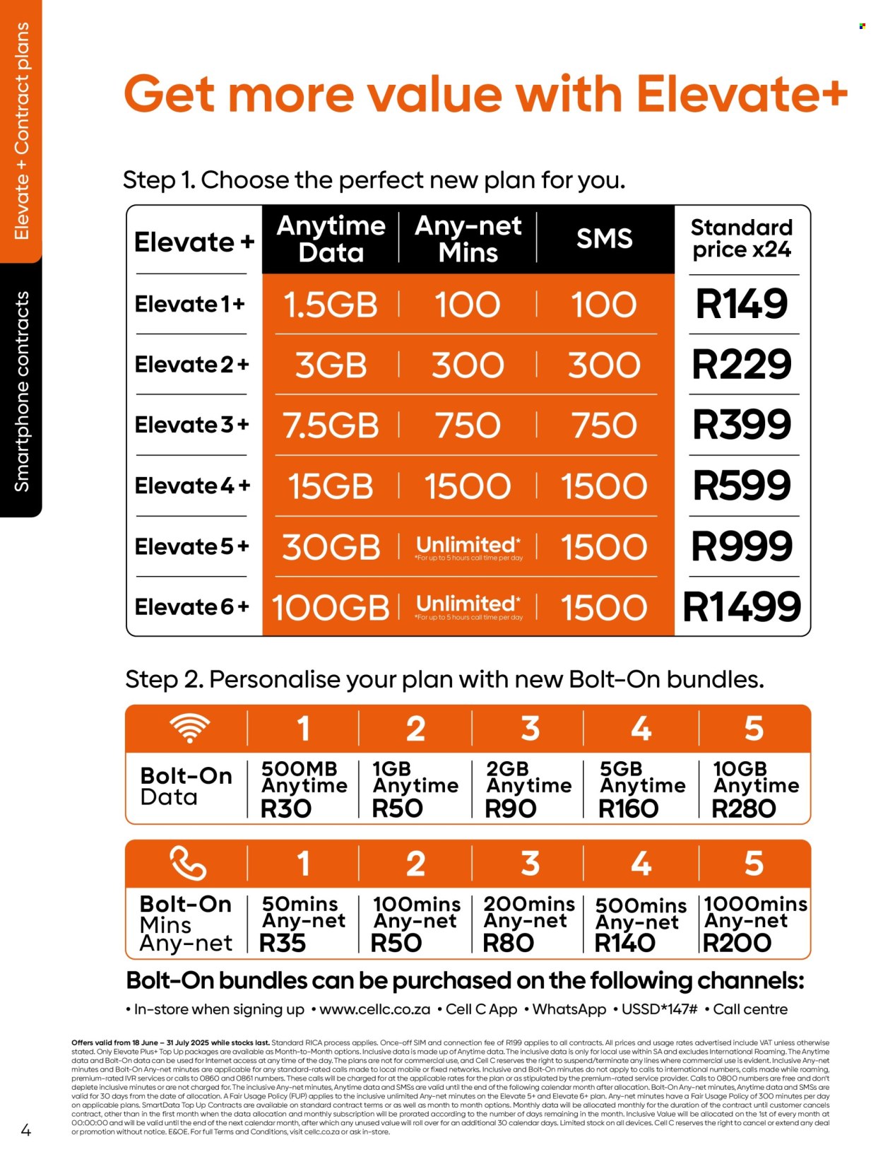 Cell C specials - 06.18.2025 - 07.31.2025. Page 4