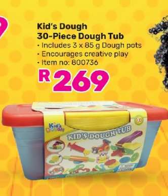 Kid's Dough 30-Piece Dough Tub
