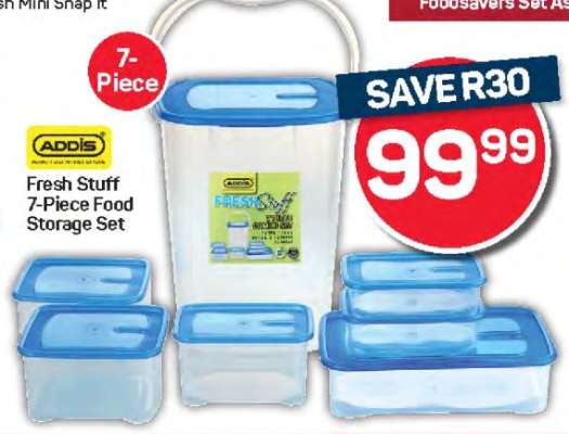 Addis Fresh Stuff 7-Piece Food Storage Set