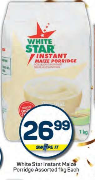 White Star Instant Maize Porridge Assorted 1kg