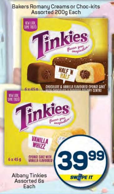 Albany Tinkies
Assorted 6s