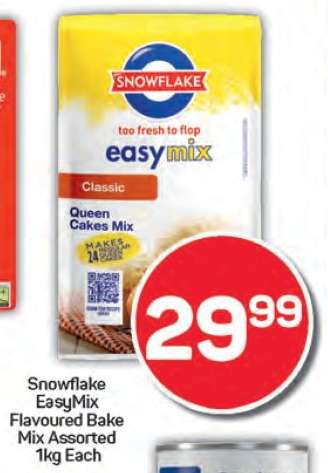 Snowflake EasyMix Flavoured Bake Mix Assorted 1kg Each