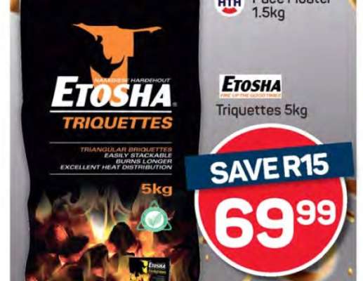 Etosha Triquettes 5kg