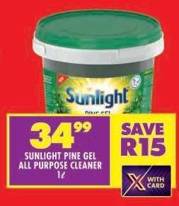 SUNLIGHT PINE GEL ALL PURPOSE CLEANER 1ℓ