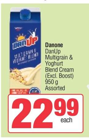 Danone DanUp Multigrain & Yoghurt Blend Cream