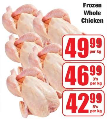 Frozen Whole Chicken