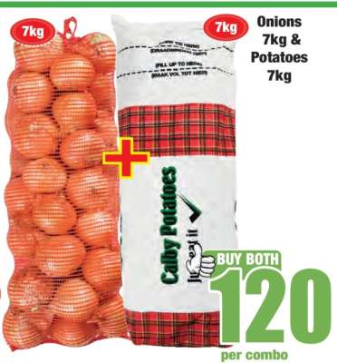 Onions 7kg & Potatoes 7kg