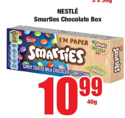 Nestlé Smarties Chocolate Box
