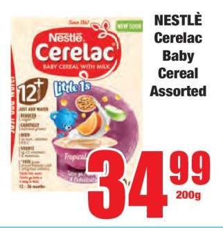 Nestlé Cerelac Baby Cereal Assorted