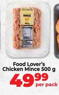 Food Lover’s Chicken Mince 500 g
