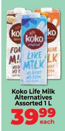 Koko Life Milk Alternatives Assorted 1 L