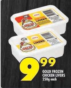 GOLDI FROZEN CHICKEN LIVERS