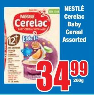 Nestlé Cerelac Baby Cereal Assorted