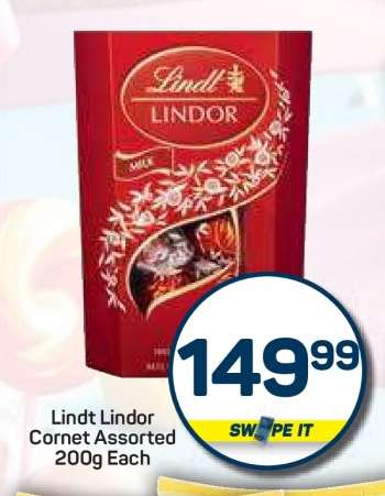Lindt Lindor Cornet Assorted 200g